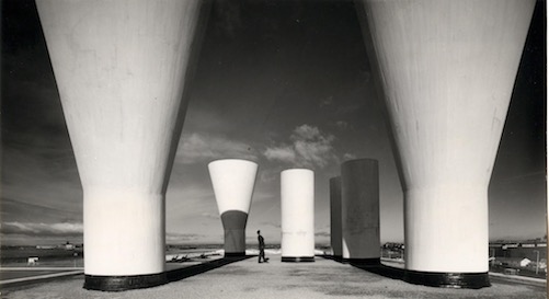 Funnels of the ERS Engineering Gas Research Centre Killingworth by Ryder and Yates Architects