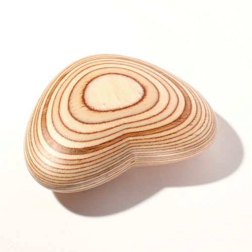 Sculpted Wooden Heart, Jolyon Yates